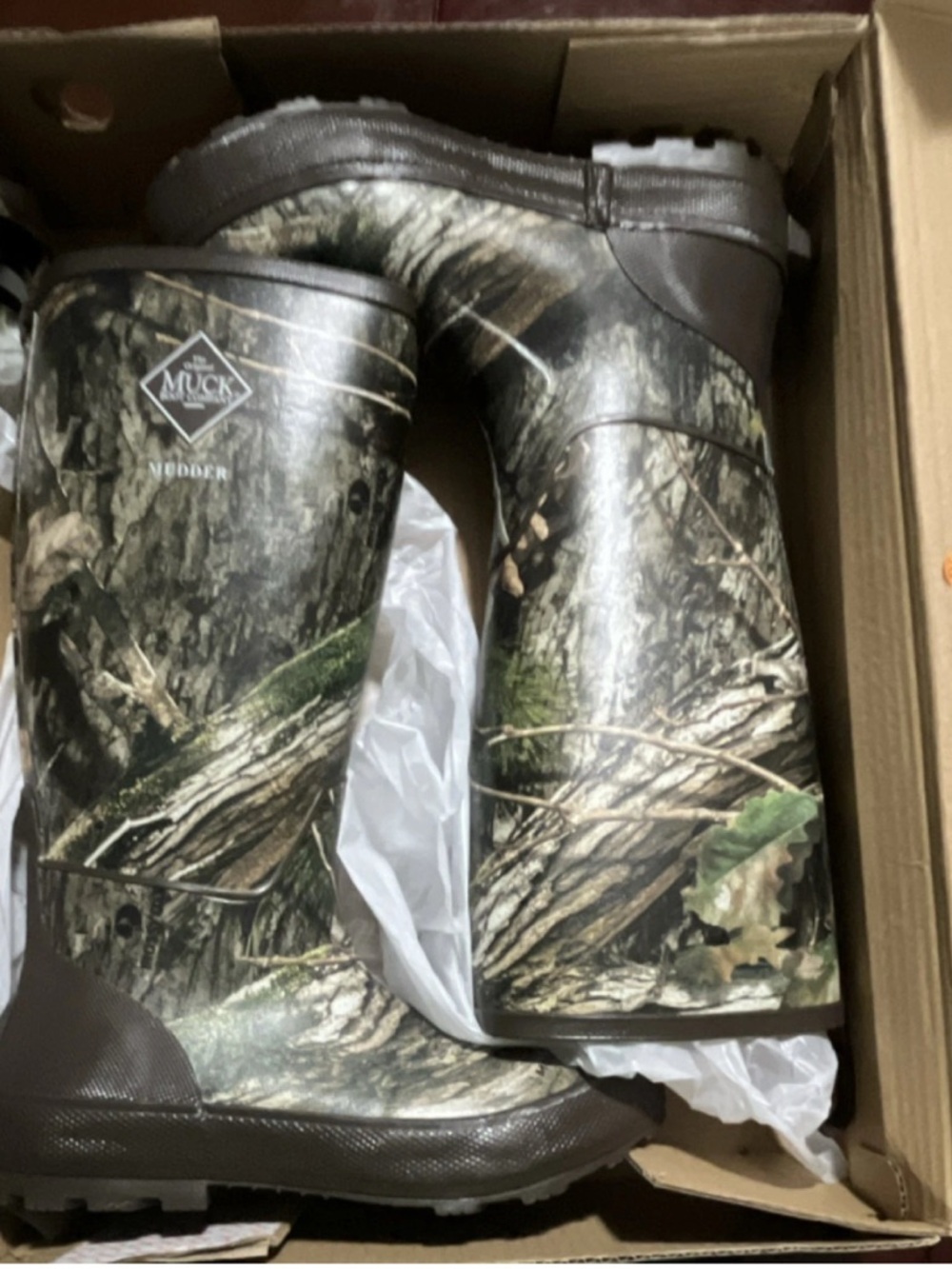Mudd Mossy Oak Country Camo Pull-On Hunting Boots